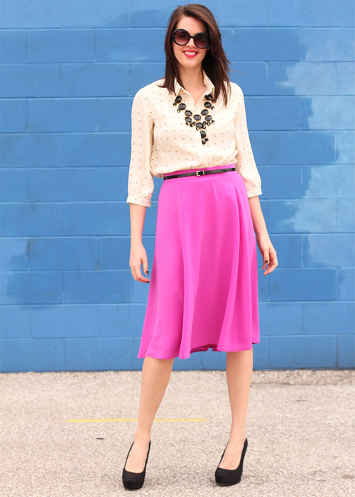 Jenny in Jacquard; NYC fashion blogger; style blog; outfit photos; blogger inspiration; October Breast Cancer Awareness month; how to wear pink; 