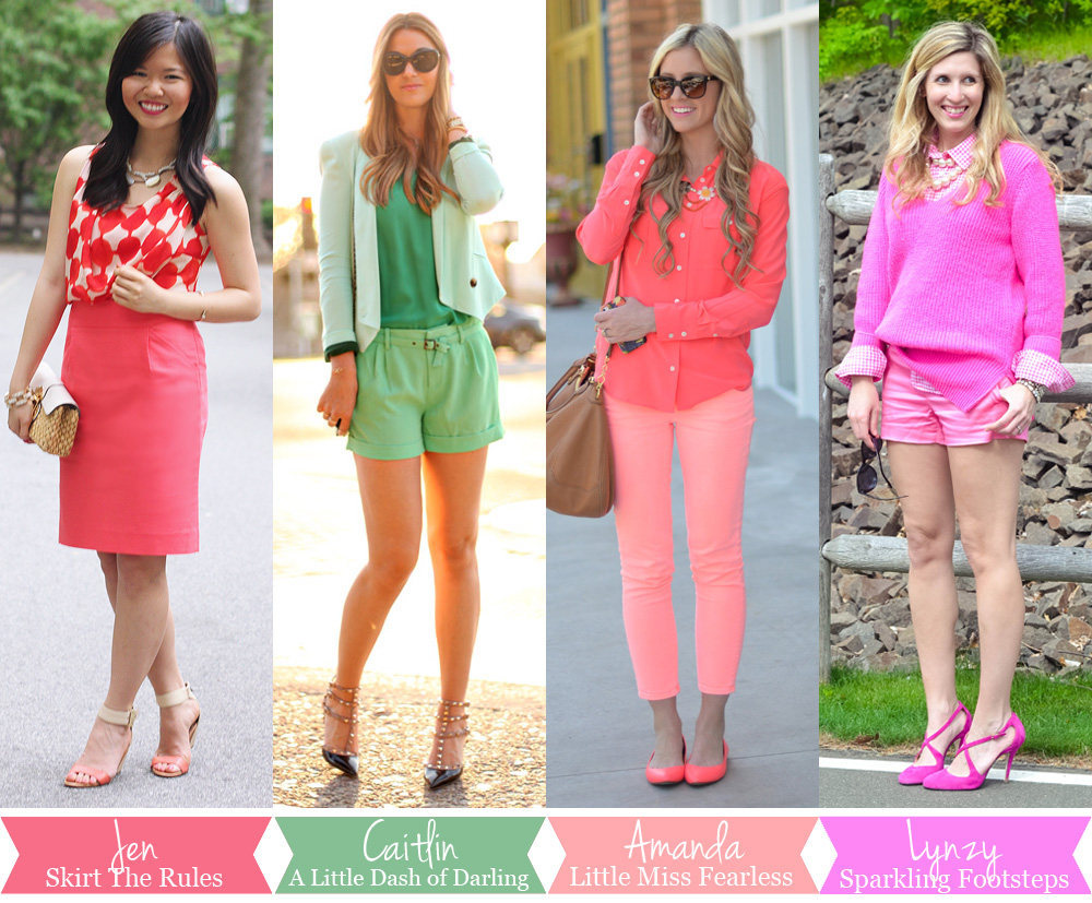 Skirt The Rules Blog; NYC fashion blogger; style blog; spring outfit photos; style collaboration; Caitlin Lindquist of A Little Dash of Darling; Amanda Sanchez of Little Miss Fearless; Lynzy Coughlin of Sparkling Footsteps