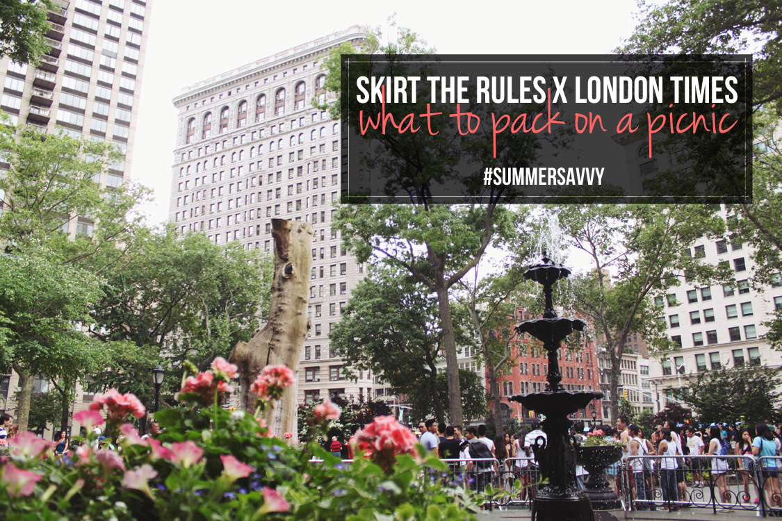 Skirt The Rules for London Times; what to pack on a picnic