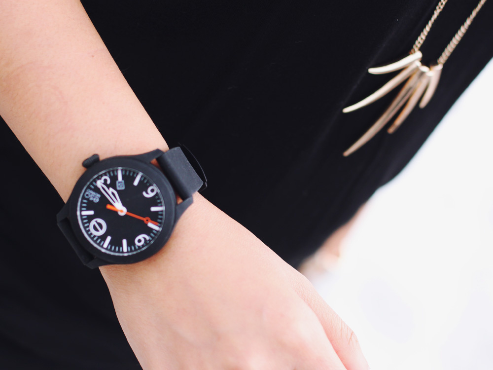 Skirt The Rules Blog; NYC fashion blogger; style blog; fall outfit photo; how to wear a baseball cap; Zara black leather panel top; Hollister white shorts; Sequin gold talon necklace;  Coach Legacy brown crossbody bag; Movado Esq One black silicone unisex watch; Joie Dylan leopard loafers; Essie white nail polish