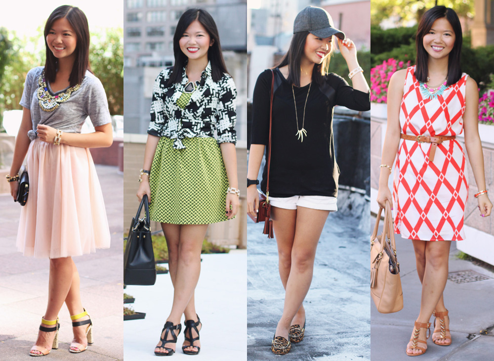 Skirt The Rules Blog; NYC fashion blogger; style blog; September 2013 outfit photos; summer to fall transition outfits