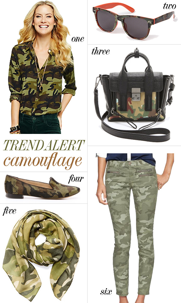Skirt The Rules Blog; NYC fashion blogger; how to wear camo for fall; C. Wonder silk camo print shirt; 3.1 Phillip Lim Pashli mini satchel in green cheetah/camouflage; Forever 21 Camo Wayfarer Sunglasses; Sam Edelman Alvin Haircalf Loafers in Camo; C. Wonder Camo Scarf; Gap 1969 Always Skinny Camo Jeans