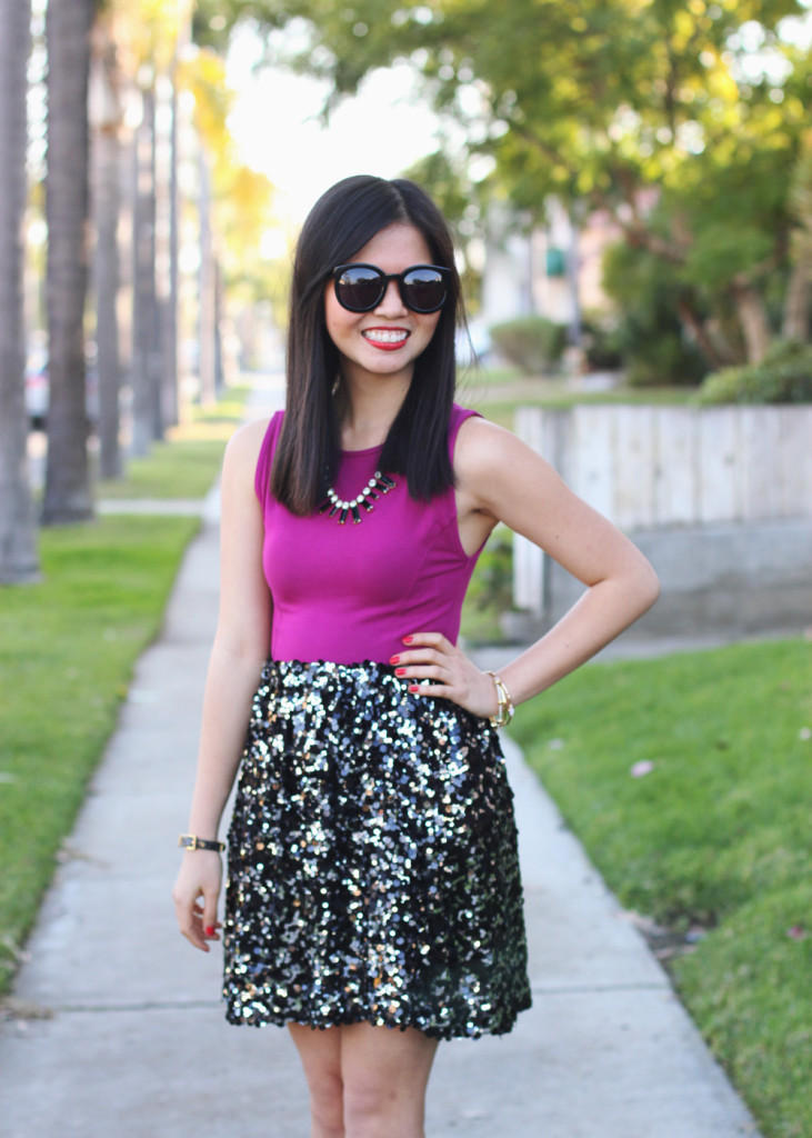 Black Sequin Party Outfit