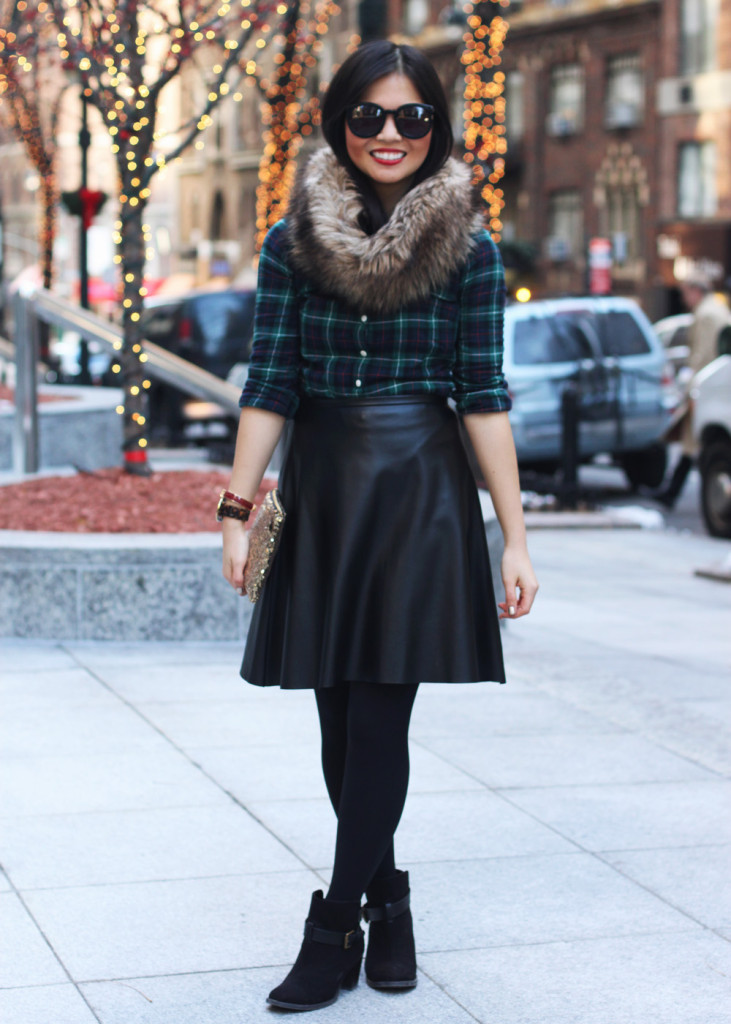 Plaid and Leather