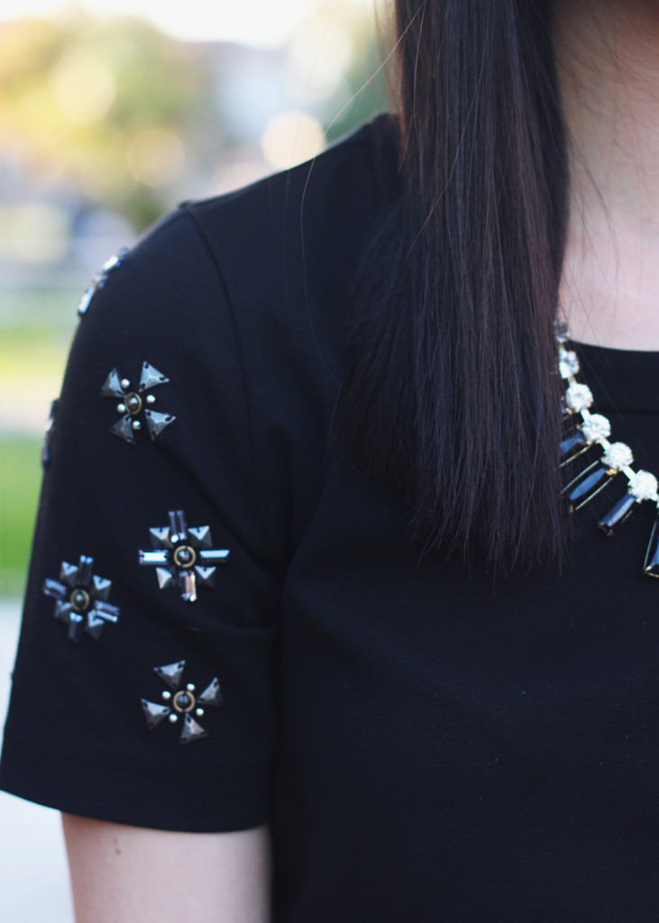 Madewell Sequin Shoulder Top