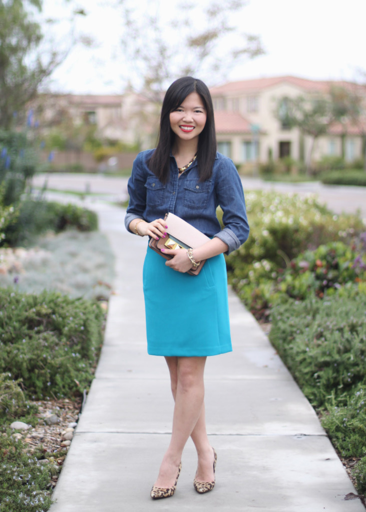 Banana Republic Shirt & Skirt