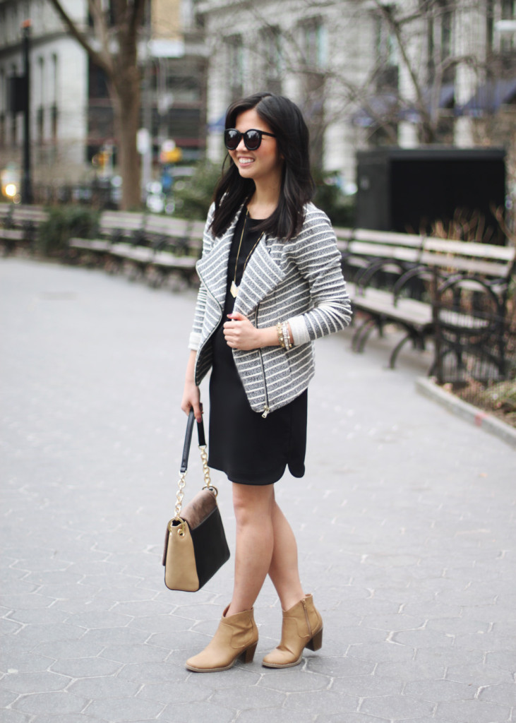 Lou & Grey Dress & Moto Jacket