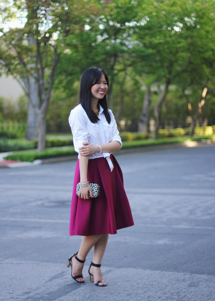 Berry Midi Skirt