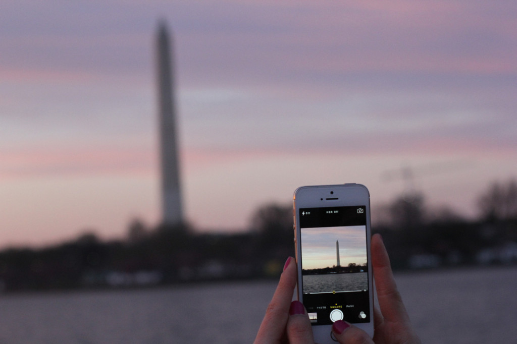 Washington Memorial at Sunset
