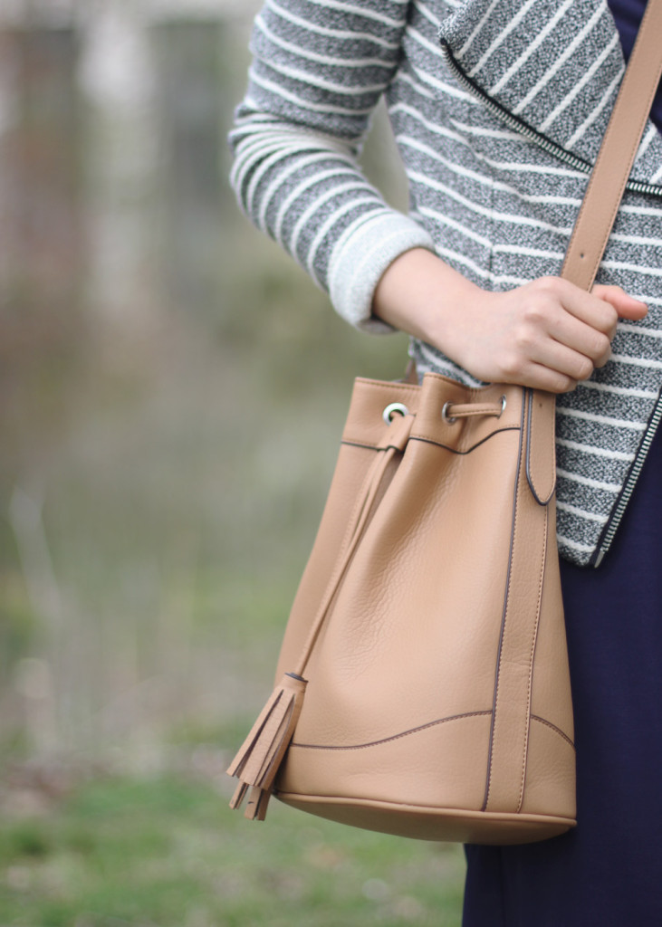 Bucket Bag with Tassels