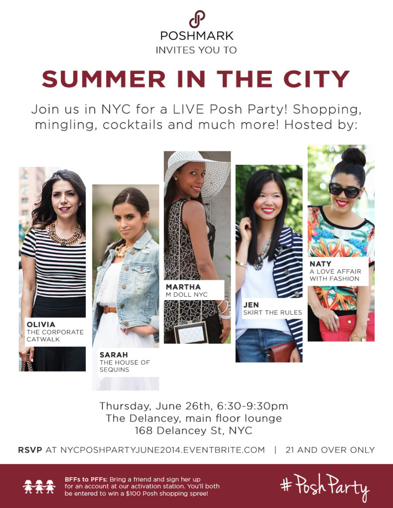 NYC Fashion Blogger Party with Poshmark