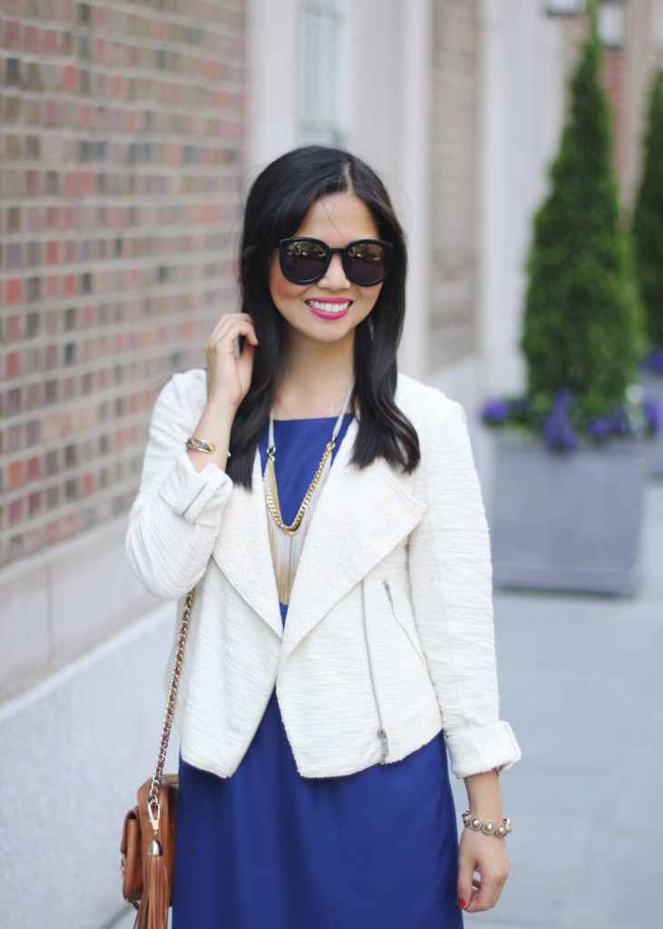 Cream Lace Moto Jacket