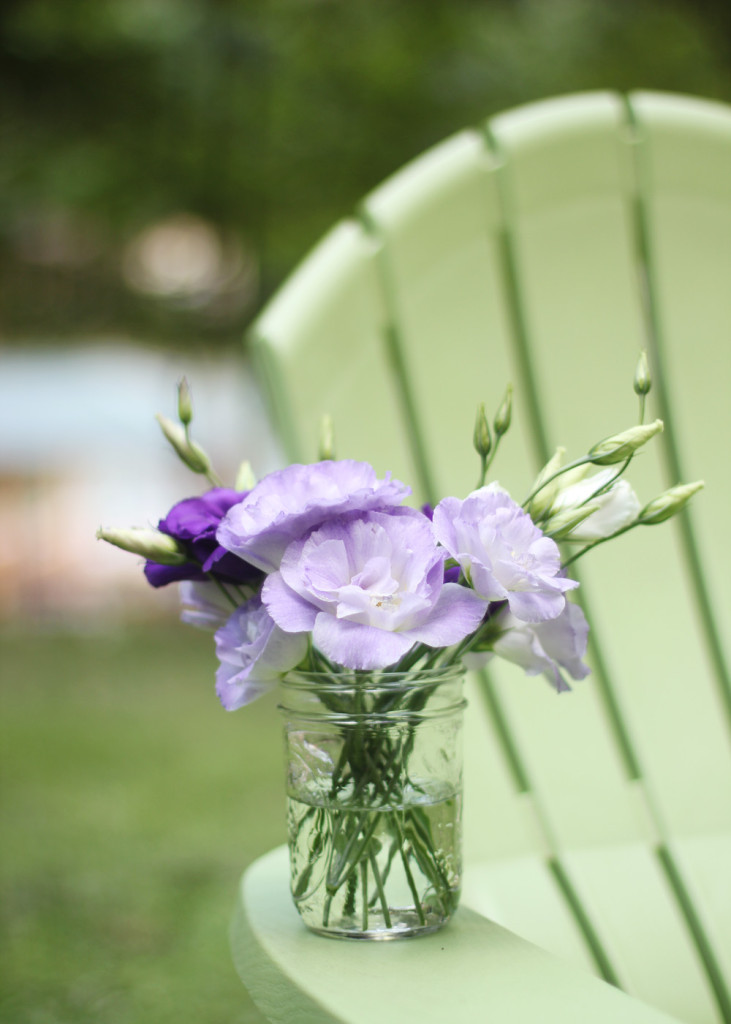 Flowers in a Mason Jar