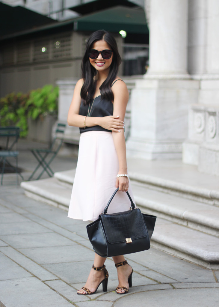Black & Pale Pink