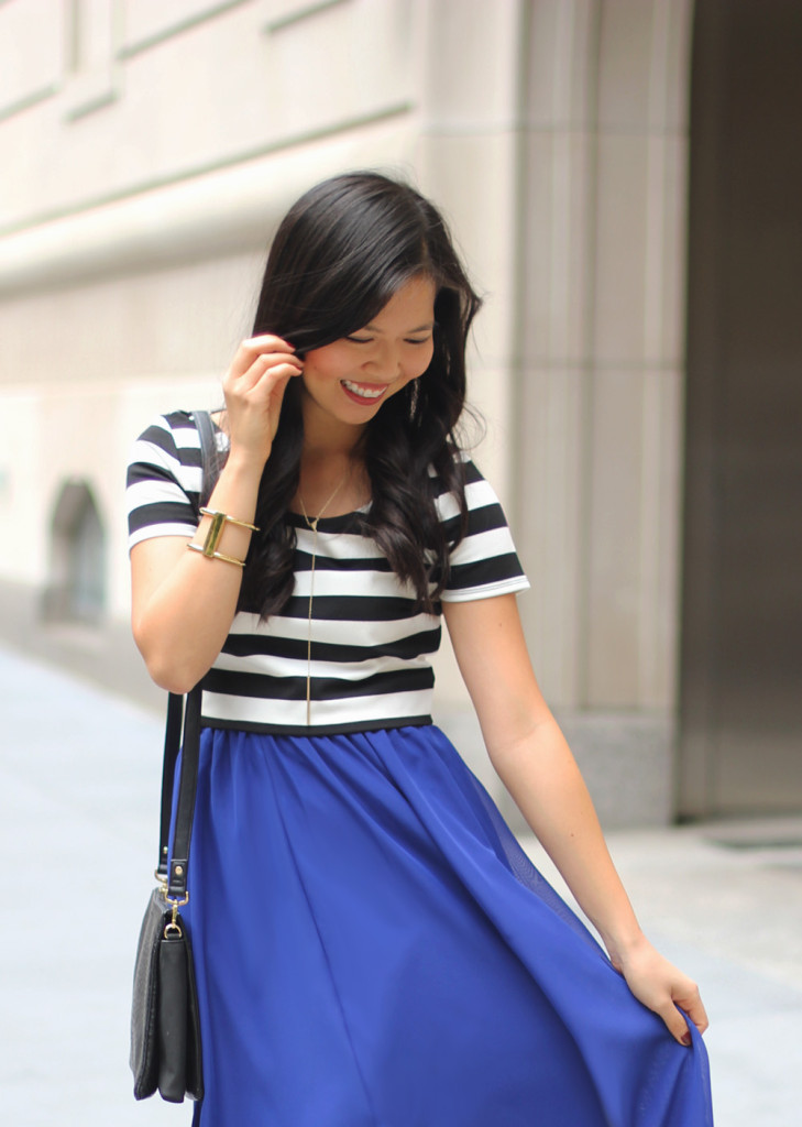 Black, White & Cobalt