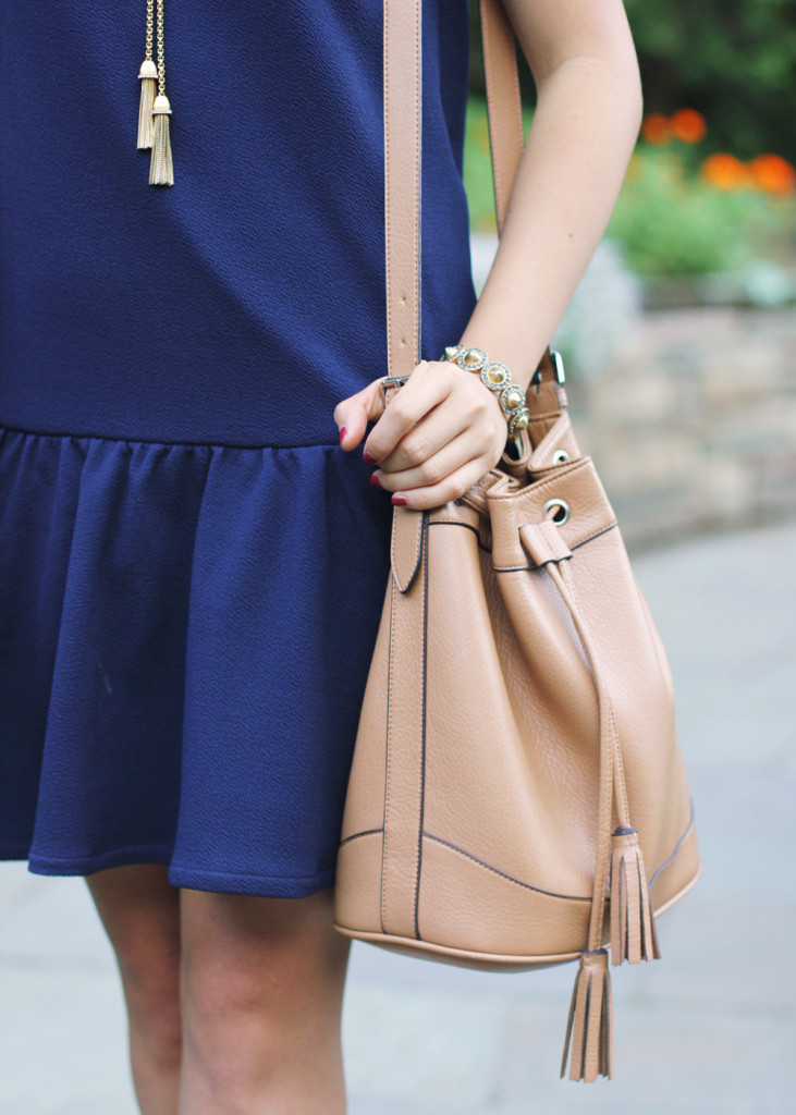 Double Tassel Necklace & Bag