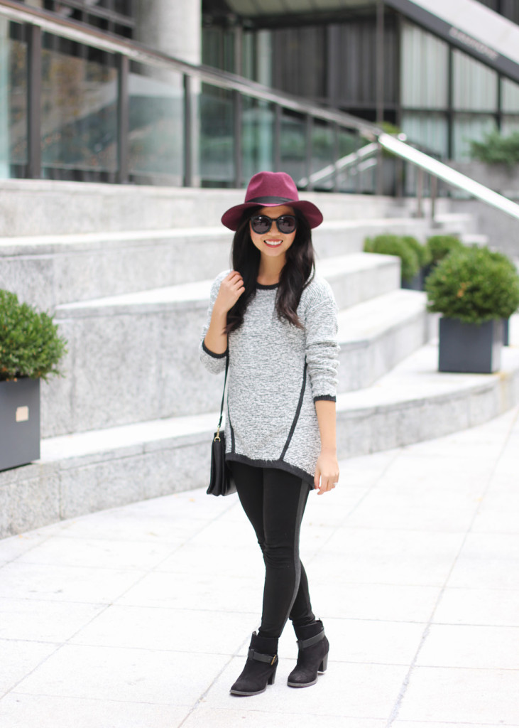 Lou & Grey Sweater & Striped Leggings