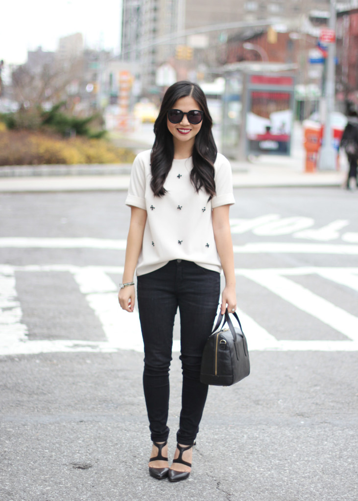 Skrit The Rules //  Black Skinny Denim