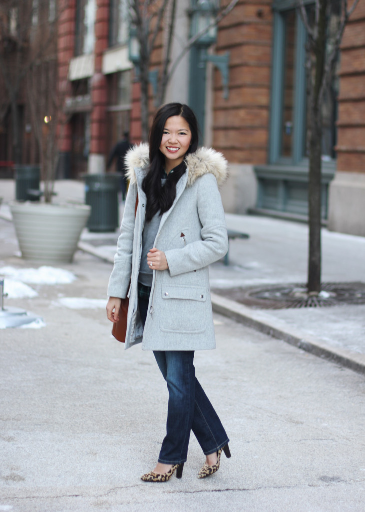 Skirt The Rules // Faux Fur Trimmed Coat
