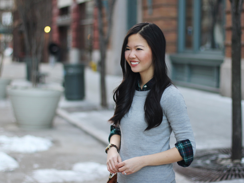 Skirt The Rules // Preppy Plaid Outfit