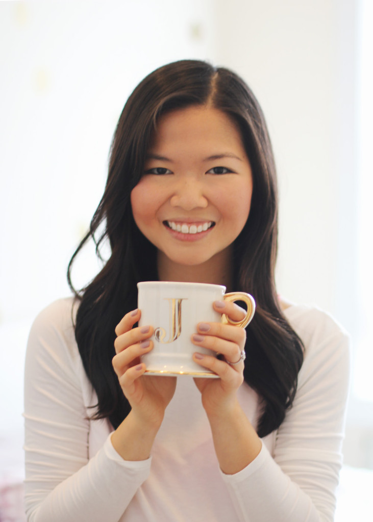 Skirt The Rules // Gold Initial Mug