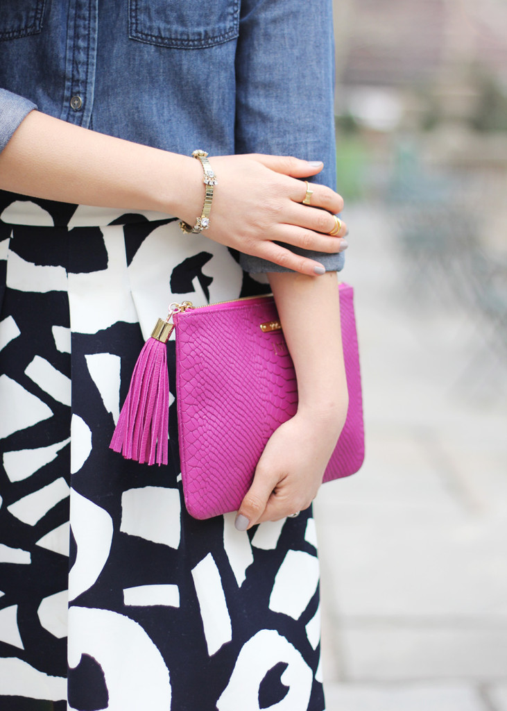 Skirt The Rules // Abstract Print Skirt