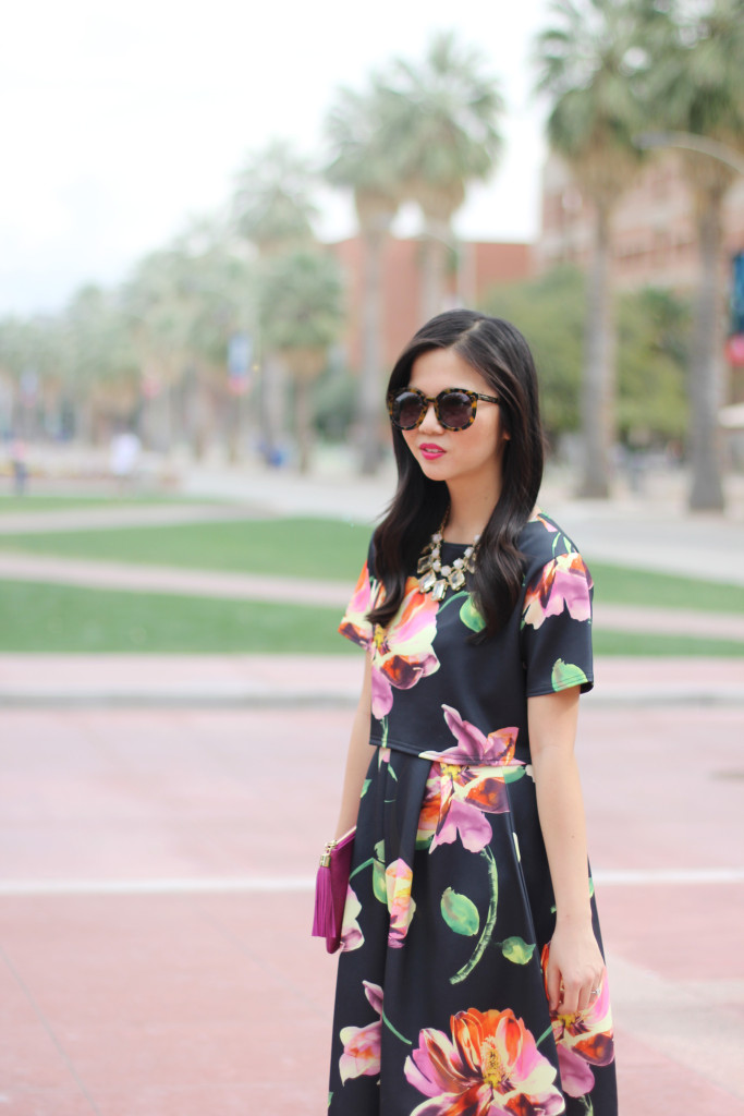 Skirt The Rules // Matching Floral Top & Skirt