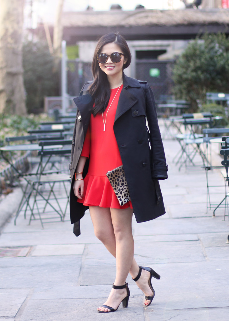 Skirt The Rules // Red Drop Waist Dress