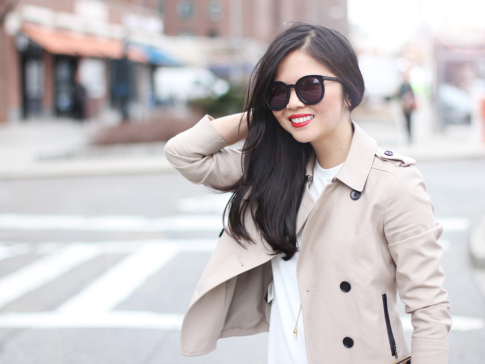 Skirt The Rules // Cropped Trench Coat