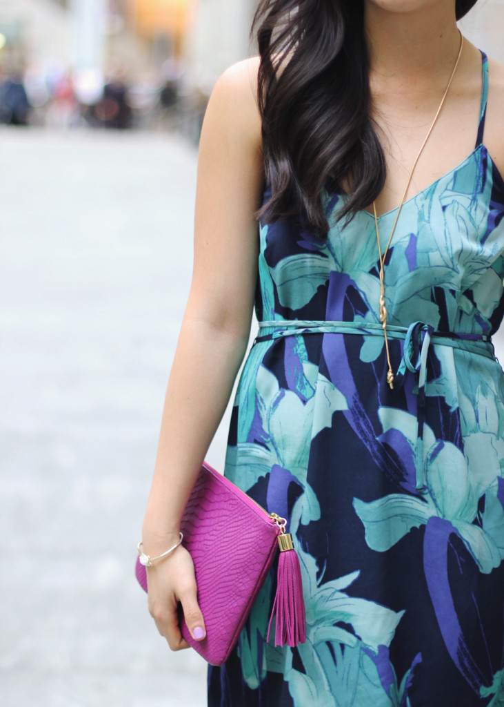 Skirt The Rules // Blue & Turquoise Floral Dress