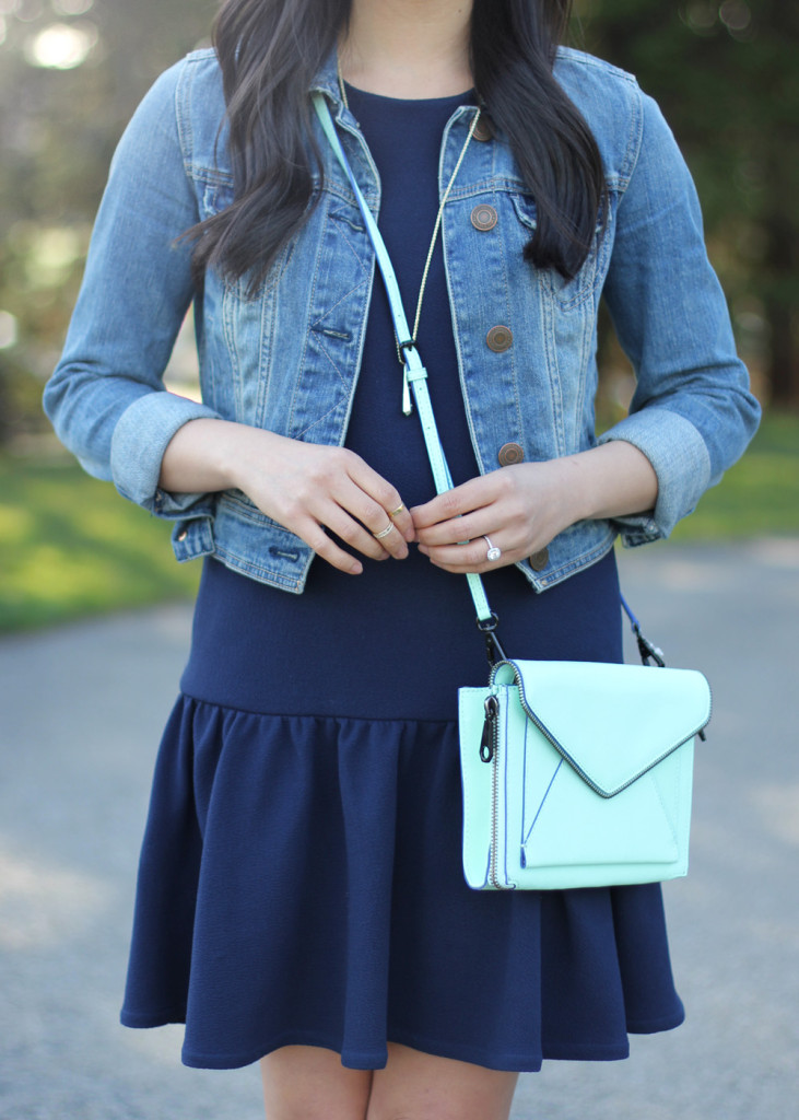 Skirt The Rules // Denim Jacket & Drop Waist Dress