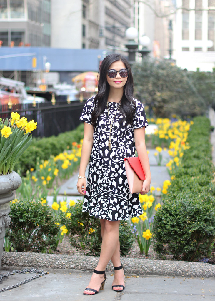Skirt The Rules // Filigree Print Dropwaist Dress