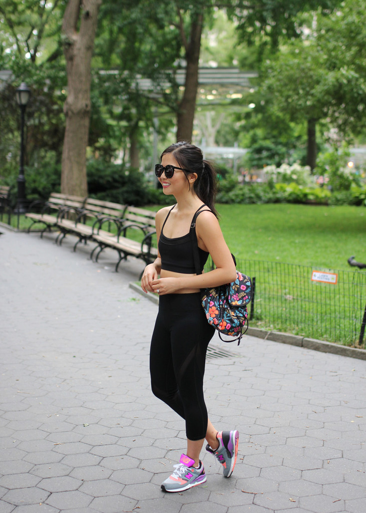 Skirt The Rules // Mesh Sports Bra & Leggings