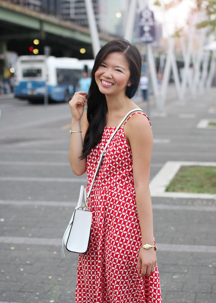 Skirt The Rules // Red Graphic Print Dress