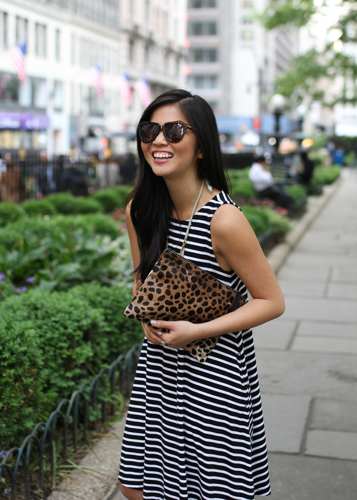 Skirt The Rules // Leopard and Stripes Mixed Prints