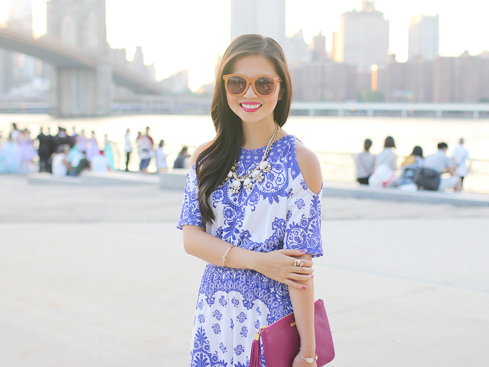 Skirt The Rules // Cold Shoulder Romper