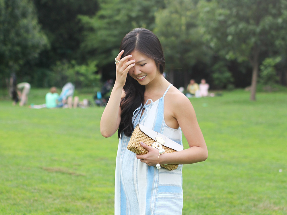 Lou & Grey Hacienda Cutaway Striped Dress