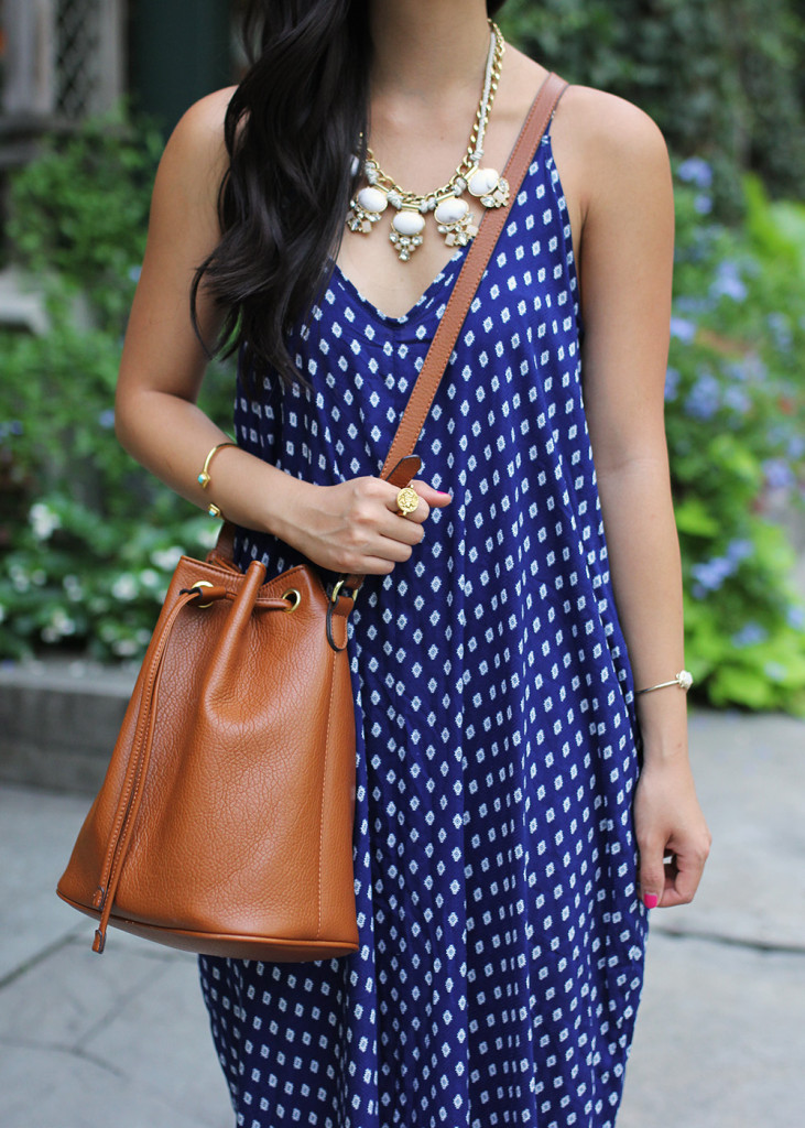 Skirt The Rules // Maxi Dress & Bucket Bag