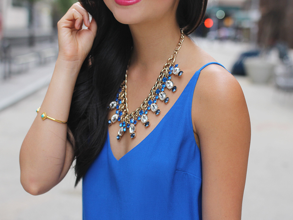 Skirt The Rules // Cobalt Blue & Fuschia