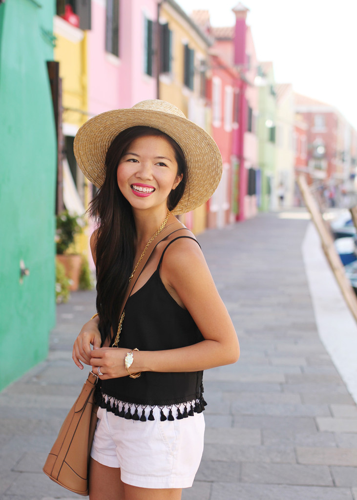 Skirt The Rules // Black Cami with Tassels