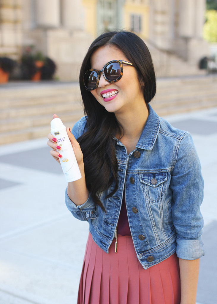 Skirt The Rules // Denim Jacket & Pink Skirt