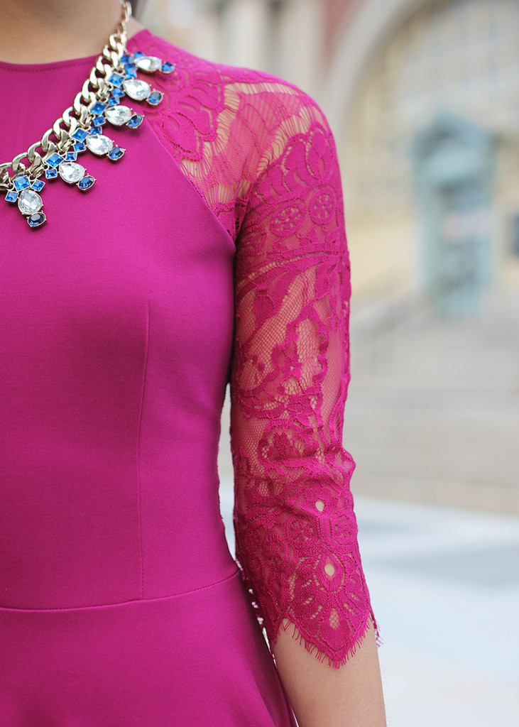 Skirt The Rules // Pink Lace Dress