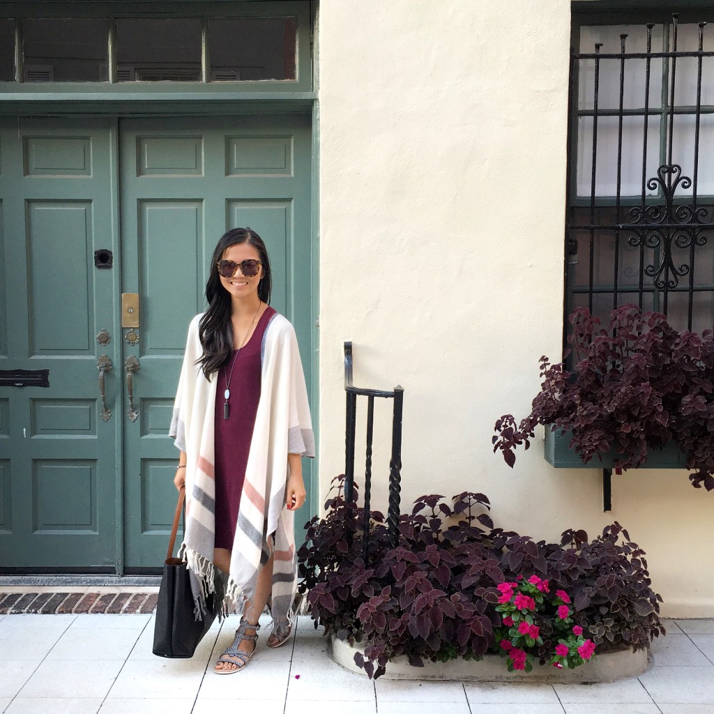 Skirt The Rules // Striped Poncho