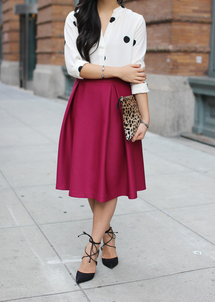 Skirt The Rules // Polka Dots & Leopard Print