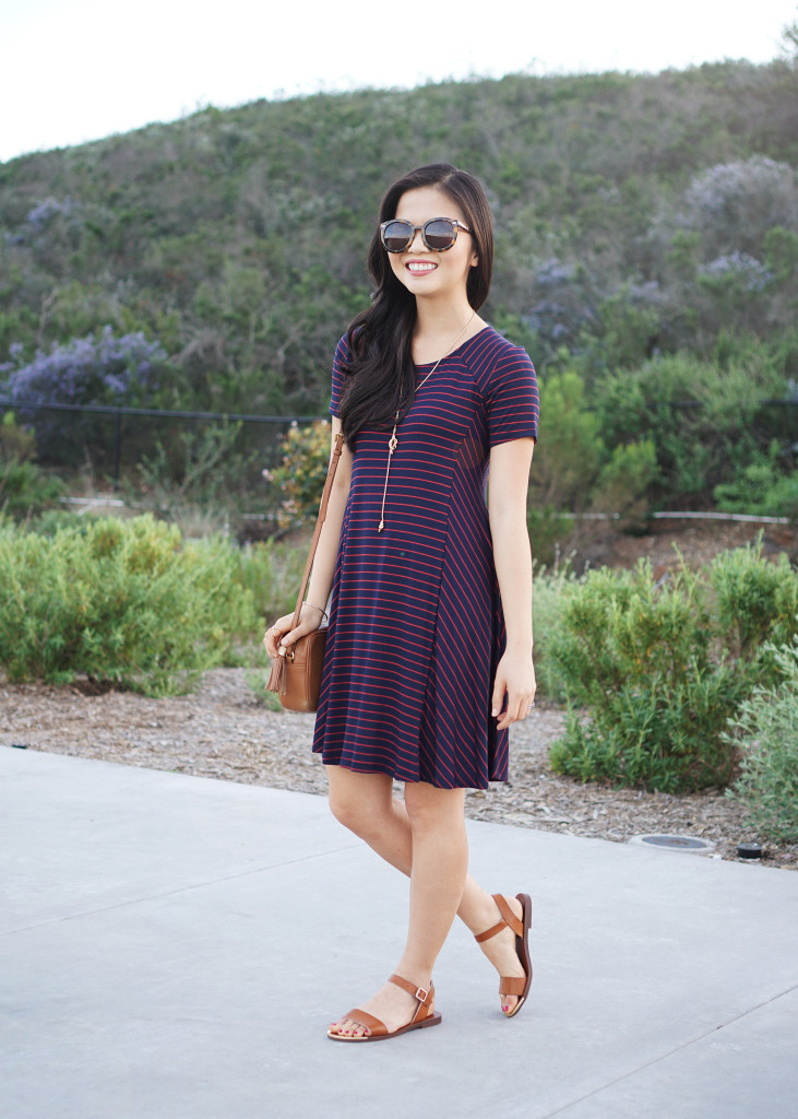 Skirt The Rules / Striped Swing Dress
