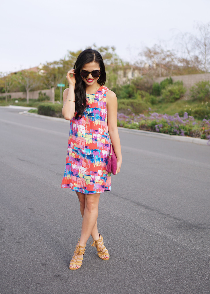 Skirt The Rules / Colorful Printed Shift Dress