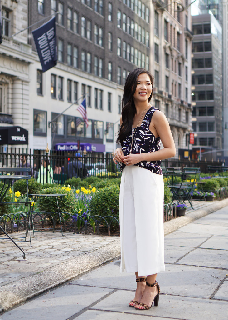 Skirt The Rules / White Culotte Pants