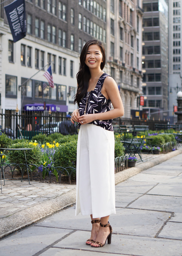 Skirt The Rules / White Culotte Pants