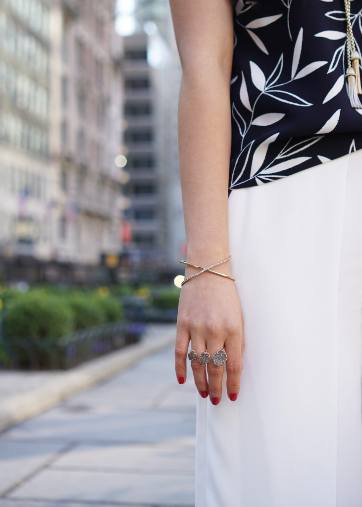 Skirt The Rules / White Culotte Pants