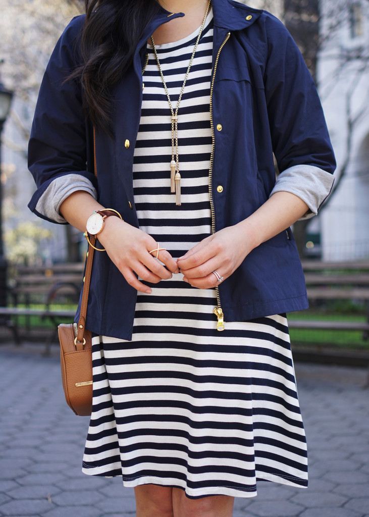 Skirt The Rules / Striped Trapeze Dress